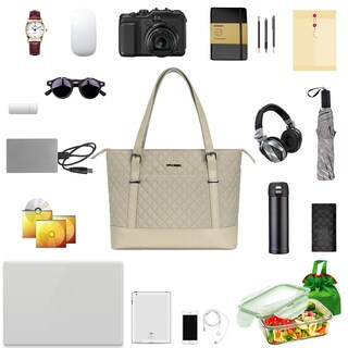 Foto 5 | Foto 5 | Bolsa De Mano Para Portátil Kroser Con Puerto Usb De 15.6 Pulgadas Impermeable Para Mujer - Venta Internacional.