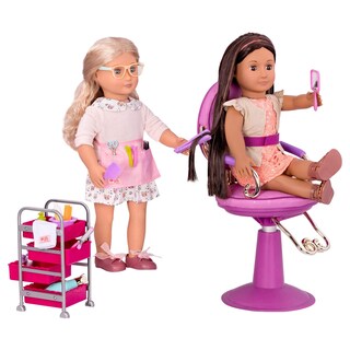 Foto 5 | Foto 5 | Set De Sillas De Salón Our Generation 7 Piezas Para Niñas Color Rosa - Venta Internacional.