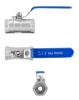 Foto 3 | Foto 3 | Válvula De Bola Qwork 1/2 Npt De Acero Inoxidable 304 Paquete De 4 - Venta Internacional.