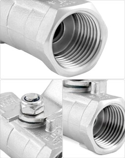 Foto 5 | Foto 5 | Válvula De Bola Qwork 1/2 Npt De Acero Inoxidable 304 Paquete De 4 - Venta Internacional.