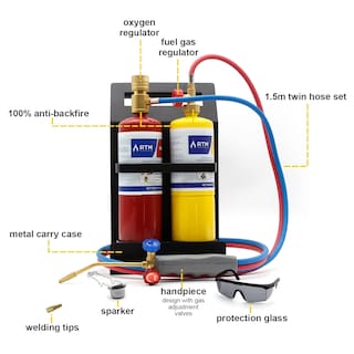 Foto 4 | Foto 4 | Kit De Antorchas Rtmmfg Oxygen Mapp Con Soporte Metálico Para Soldar - Venta Internacional.