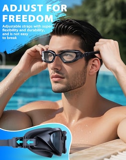 Foto 2 | Foto 2 | Gafas De Natación Vegemono Antivaho Con Protección Uv400 Para Adultos Y Jóvenes - Venta Internacional.