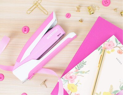 Foto 2 | Foto 2 | Engrapadora Bostitch Office Inpower Con Resorte 20 Hojas Color Rosa - Venta Internacional.