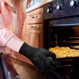 Foto 4 | Foto 4 | Guantes De Barbacoa Fitfiv De Silicona Extremadamente Resistentes Al Calor Y Antideslizantes - Venta Internacional.