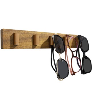Foto 1 | Foto 1 | Soporte Para Gafas De Sol Spaceneat Wall Madera De Nogal Organizador De 5 Ranuras - Venta Internacional.