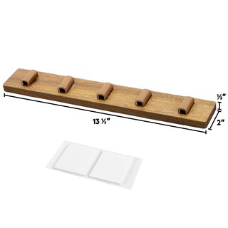 Foto 2 | Foto 2 | Soporte Para Gafas De Sol Spaceneat Wall Madera De Nogal Organizador De 5 Ranuras - Venta Internacional.