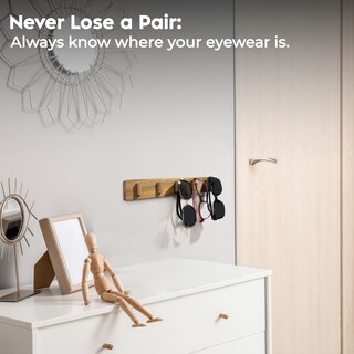 Foto 3 | Foto 3 | Soporte Para Gafas De Sol Spaceneat Wall Madera De Nogal Organizador De 5 Ranuras - Venta Internacional.
