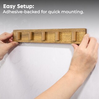 Foto 6 | Foto 6 | Soporte Para Gafas De Sol Spaceneat Wall Madera De Nogal Organizador De 5 Ranuras - Venta Internacional.