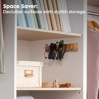 Foto 7 | Foto 7 | Soporte Para Gafas De Sol Spaceneat Wall Madera De Nogal Organizador De 5 Ranuras - Venta Internacional.