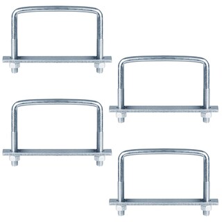 Foto 3 | Foto 3 | Pernos En U Yidu69q Cuadrados Y Rectangulares De 130 Mm X 115 Mm (4 Unidades) - Venta Internacional.