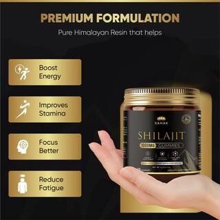 Foto 4 | Foto 4 | Gomitas Shilajit Sahak Orgánicas Del Himalaya Con Ashwagandha 60 Unidades - Venta Internacional.