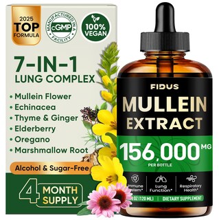 Foto 1 | Foto 1 | Suplemento Fidus Mullein Drops Para Pulmones Y Sistema Linfático 120 Ml - Venta Internacional.