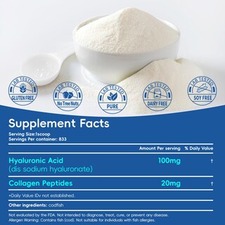 Foto 2 | Foto 2 | Sérum Hidratante Arofum Diy En Polvo De Ácido Hialurónico 100 G - Venta Internacional.