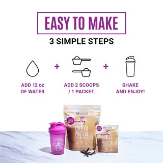 Foto 3 | Foto 3 | Proteína De Café En Polvo Click Double Shot Espresso 16 G De Proteína - Venta Internacional.