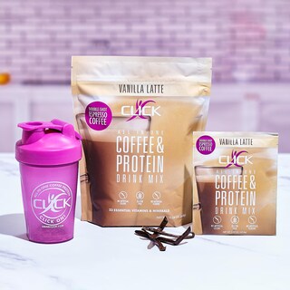 Foto 7 | Foto 7 | Proteína De Café En Polvo Click Double Shot Espresso 16 G De Proteína - Venta Internacional.