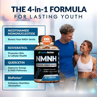 Foto 7 | Foto 7 | Suplemento Rainbow Nutrients Nmnh 7260 Mg Nad+ Booster 60 Cápsulas - Venta Internacional.