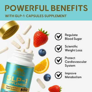 Foto 3 | Foto 3 | Suplemento Healthgem Glp-1 Support Con Probióticos 120 Cápsulas - Venta Internacional.