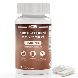 Foto 1 | Foto 1 | Suplemento Hfeliz Hmb Y Leucina 3500 Mg Con Vitamina D3 90 Cápsulas - Venta Internacional.