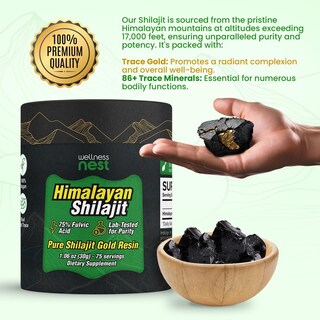 Foto 4 | Foto 4 | Suplemento Wellness Nest De Resina Shilajit De 30 G Con Oro De 24 K - Venta Internacional.