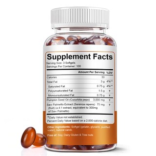 Foto 2 | Foto 2 | Suplemento De Aceite De Semilla De Calabaza Beword + Saw Palmetto 3000 Mg - Venta Internacional.