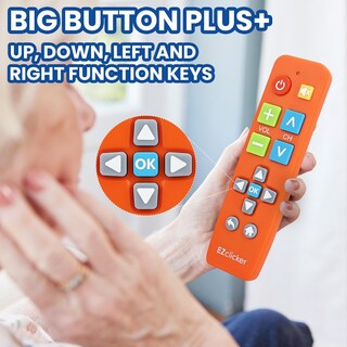 Foto 7 | Foto 7 | Control Remoto Universal De Tv Ezclicker Con Botón Grande Naranja Para Personas Mayores - Venta Internacional.