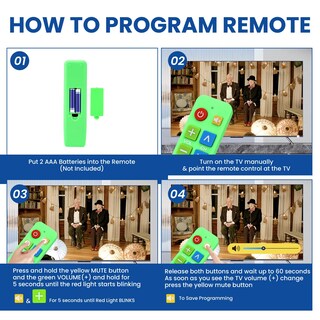 Foto 6 | Foto 6 | Control Remoto De Tv Ezclicker Plus Con Botón Grande Universal Color Verde - Venta Internacional.