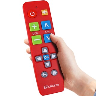 Foto 1 | Foto 1 | Control Remoto Universal Para Tv Ezclicker Plus Botón Grande Rojo - Venta Internacional.