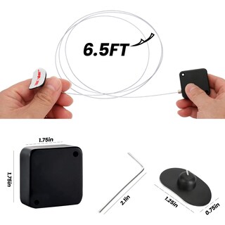 Foto 2 | Foto 2 | Cierre De Seguridad Con Control Remoto Retráctil Tether Joogto De 6.5 Pies - Venta Internacional.