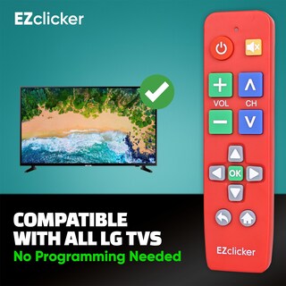 Foto 3 | Foto 3 | Control Remoto Ezclicker Lg Big Button Para Todos Los Televisores Lg - Venta Internacional.