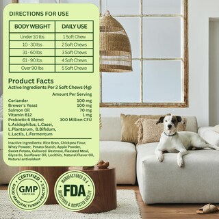 Foto 6 | Foto 6 | Píldoras Antipulgas Vetgrade Para Perros 120 Unidades Masticables Sabor Ternera - Venta Internacional.