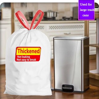 Foto 2 | Foto 2 | Bolsas De Basura Goodfinely  Ultrafinas  68-68 L  60 Unidades  Blancas - Venta Internacional.