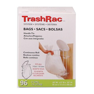 Foto 1 | Foto 1 | Bolsas De Recarga Trashrac De 3 Galones Con Asa 96 Unidades - Venta Internacional.