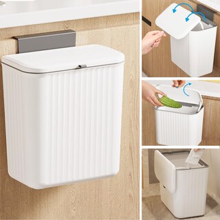 Foto 1 | Foto 1 | Cubo De Compostaje De Cocina Ryhiac De 9 L/2.4 Galones Con Tapa Montado En La Pared - Venta Internacional.
