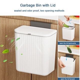 Foto 6 | Foto 6 | Cubo De Compostaje De Cocina Ryhiac De 9 L/2.4 Galones Con Tapa Montado En La Pared - Venta Internacional.