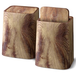 Foto 1 | Foto 1 | Bote De Basura Ciao Stilista Con Tapa Abatible Madera Granulada 15 Litros Paquete De 2 - Venta Internacional.
