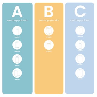 Foto 6 | Foto 6 | Bolsas De Basura Happimess Hpm3000b-white 20 L 60 Unidades 3 Paquetes - Venta Internacional.