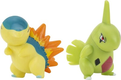 Foto 1 | Foto 1 | Pack De Figuras Pokémon Larvitar + Cyndaquil Battle Series De 5 Cm - Venta Internacional.