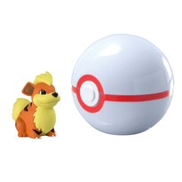 Poké Ball De Juguete Pokémon Clip And Carry Con Figura De Growlithe - Venta Internacional.