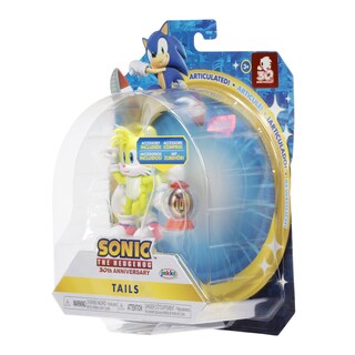 Foto 4 | Foto 4 | Figura De Acción Sonic The Hedgehog Modern Tails De 10 Cm Con Anillo - Venta Internacional.