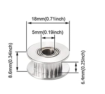 Foto 4 | Foto 4 | Actualización Del Tensor De Correa Del Eje Y Para La Impresora 3d Ender 3 V2 - Venta Internacional.