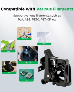 Foto 3 | Foto 3 | Impresora 3d De Filamento De 1 75 Mm Con Tapa Frontal Creality K2 Plus - Venta Internacional.