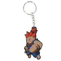 Llavero Street Fighter Akuma Chibi De Pvc De 5 X 5 Cm Con Licencia Oficial - Venta Internacional.
