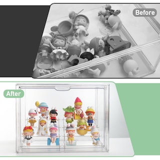 Foto 5 | Foto 5 | Vitrina Cutora De Acrílico Transparente De 4 Niveles Para Figuras De Acción - Venta Internacional.