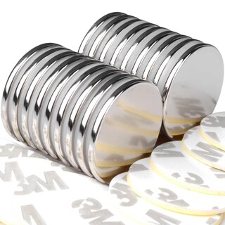 Foto 1 | Foto 1 | Disco Magnético Keukenket De Neodimio De 25 X 2 Mm Con Adhesivo Paquete De 18 - Venta Internacional.