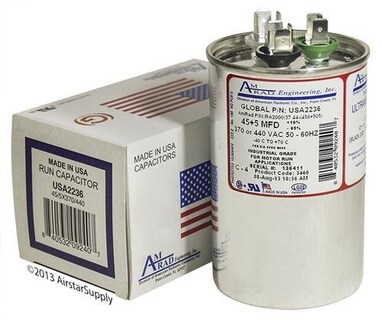 Foto 1 | Foto 1 | Condensador Amrad Round Dual Universal 45 + 5uf 370/440 V - Venta Internacional.