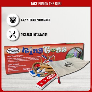 Foto 5 | Foto 5 | Juegos De Patio Al Aire Libre Bolaball Ring Toss Game Para Toda La Familia - Venta Internacional.