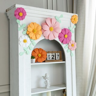 Foto 4 | Foto 4 | Decoraciones Florales De Papel Homarkables Para Pared Hechas A Mano En 3d - Venta Internacional.