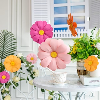 Foto 5 | Foto 5 | Decoraciones Florales De Papel Homarkables Para Pared Hechas A Mano En 3d - Venta Internacional.