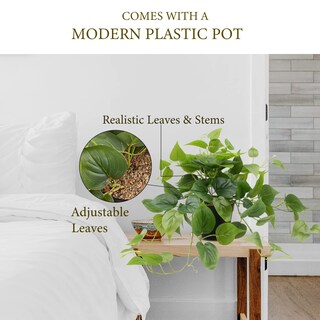 Foto 4 | Foto 4 | Planta Artificial En Maceta Loywree Faux Pothos Para Interiores  Verde - Venta Internacional.