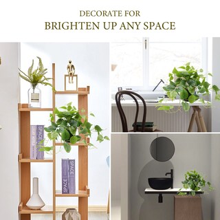 Foto 6 | Foto 6 | Planta Artificial En Maceta Loywree Faux Pothos Para Interiores Verde - Venta Internacional.
